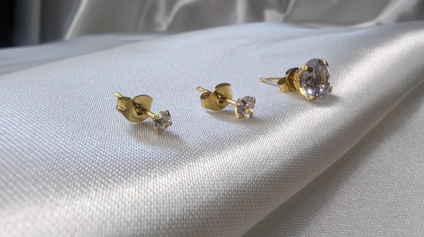 Boucle d’oreille diamant (pièce )