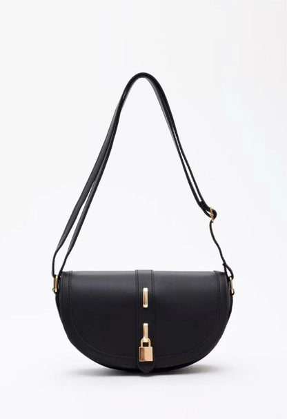 sac a main-ory noir en simili-cuir-vue de face